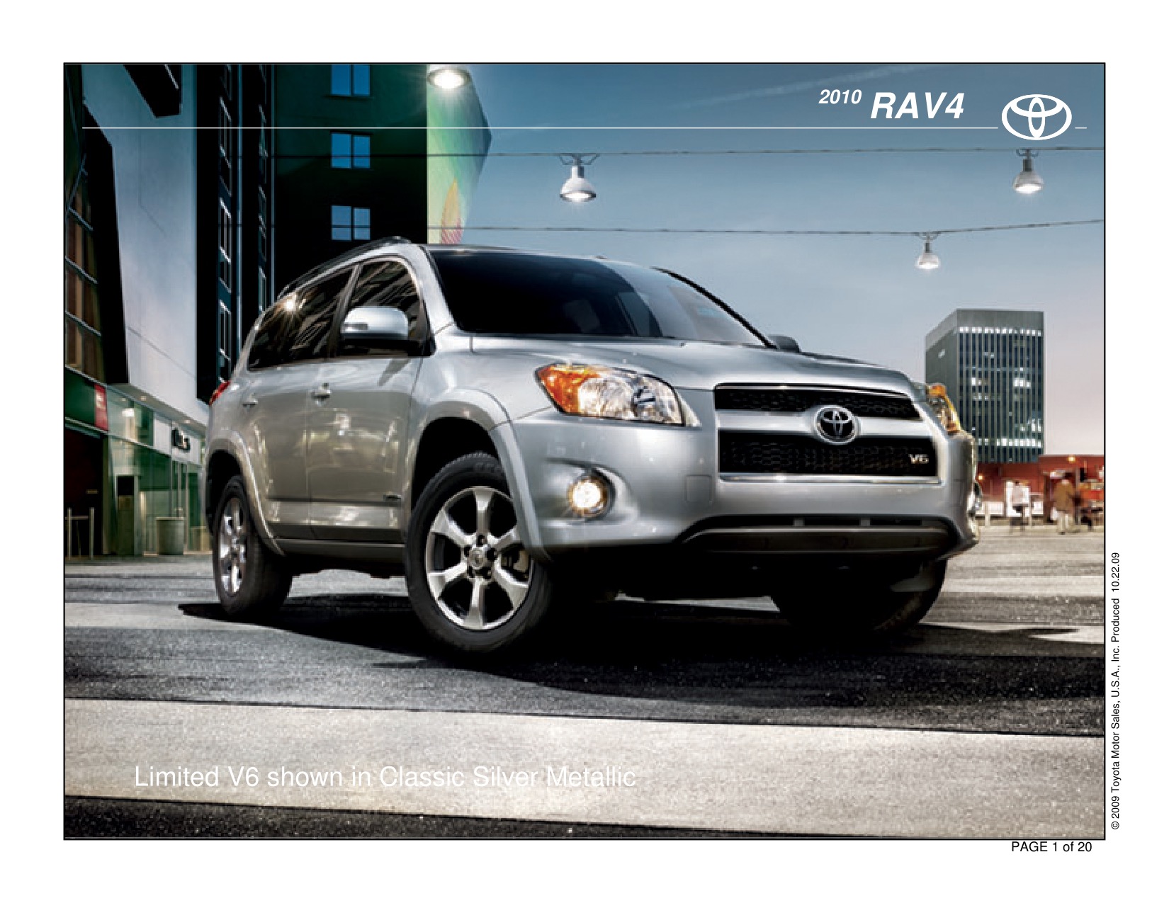 2010 Toyota RAV4 Brochure Page 3